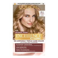 Vopsea de par fara amoniac Excellence Universal 8U Light Blonde, 192, Loreal