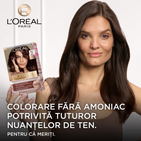 Vopsea de par fara amoniac Excellence Universal 9U Very Light Blonde, 192 ml, Loreal 696032