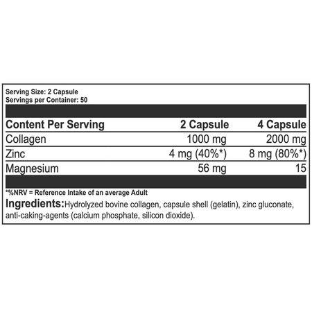 Colagen pentru femei Women Series, 100 capsule, Benefit Nutrition 690371