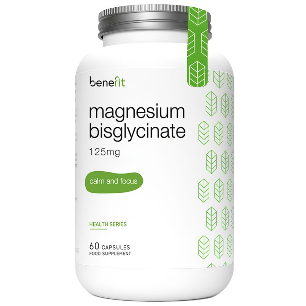 Magneziu bisglicinat Health Series, 60 capsule, Benefit Nutrition