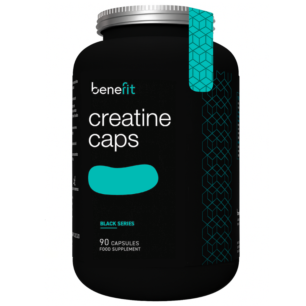 Creatina monohidrat Black Series, 90 capsule, Benefit Nutrition