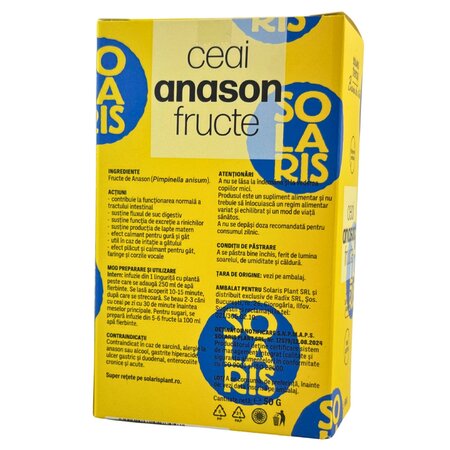 Ceai fructe de anason Therapy, 50 grame, Solaris 690607