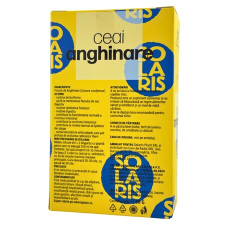 Ceai de anghinare Therapy, 50 grame, Solaris 690609