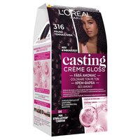 Vopsea de par fara amoniac Casting Creme Gloss 316 Pruna, 180 ml, Loreal