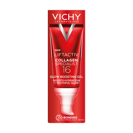 Gel pentru iluminarea si hidratarea tenului Liftactiv Collagen Specialist 16 Collagel, 50 ml, Vichy 690649