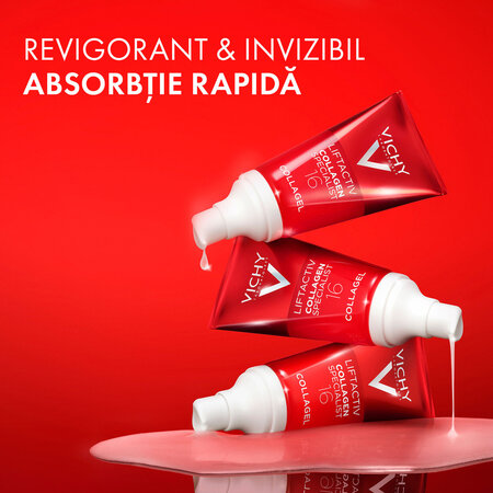Gel pentru iluminarea si hidratarea tenului Liftactiv Collagen Specialist 16 Collagel, 50 ml, Vichy 690654