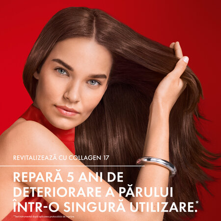 Tratament ultra-reparator cu peptide Pro-Colagen si acid citric Dercos Collagen 17 Filler, 150 ml, Vichy 690668
