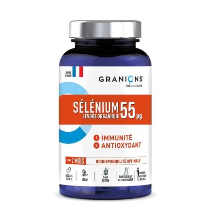 Seleniu, 55 mcg, 60 capsule vegetale, Granions