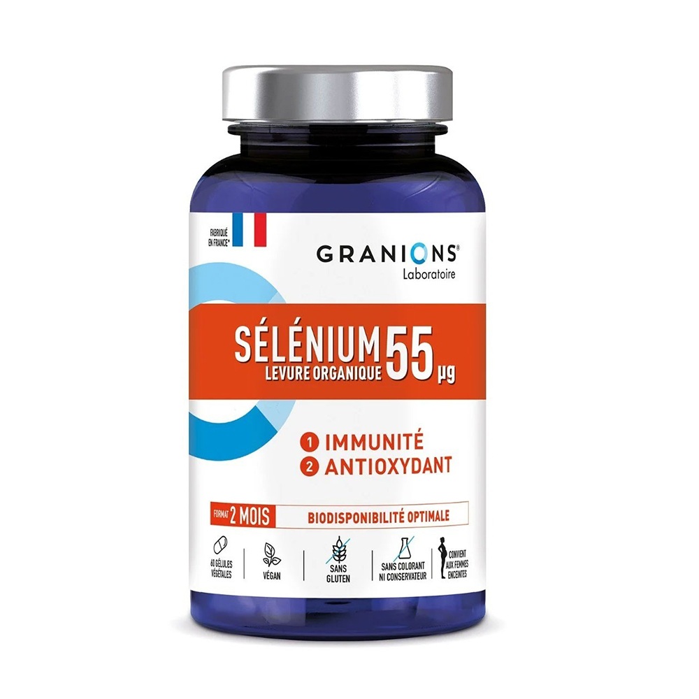 Seleniu, 55 mcg, 60 capsule vegetale, Granions