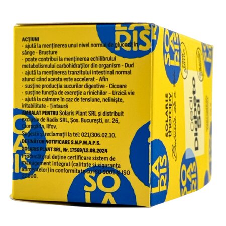 Ceai Diabetosol Therapy, 20 plicuri, Solaris 690722
