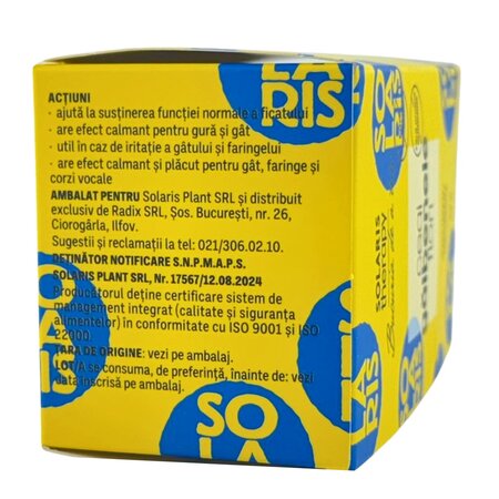 Ceai de galbenele flori Therapy, 20 plicuri, Solaris 690733