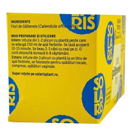 Ceai de galbenele flori Therapy, 20 plicuri, Solaris 690731