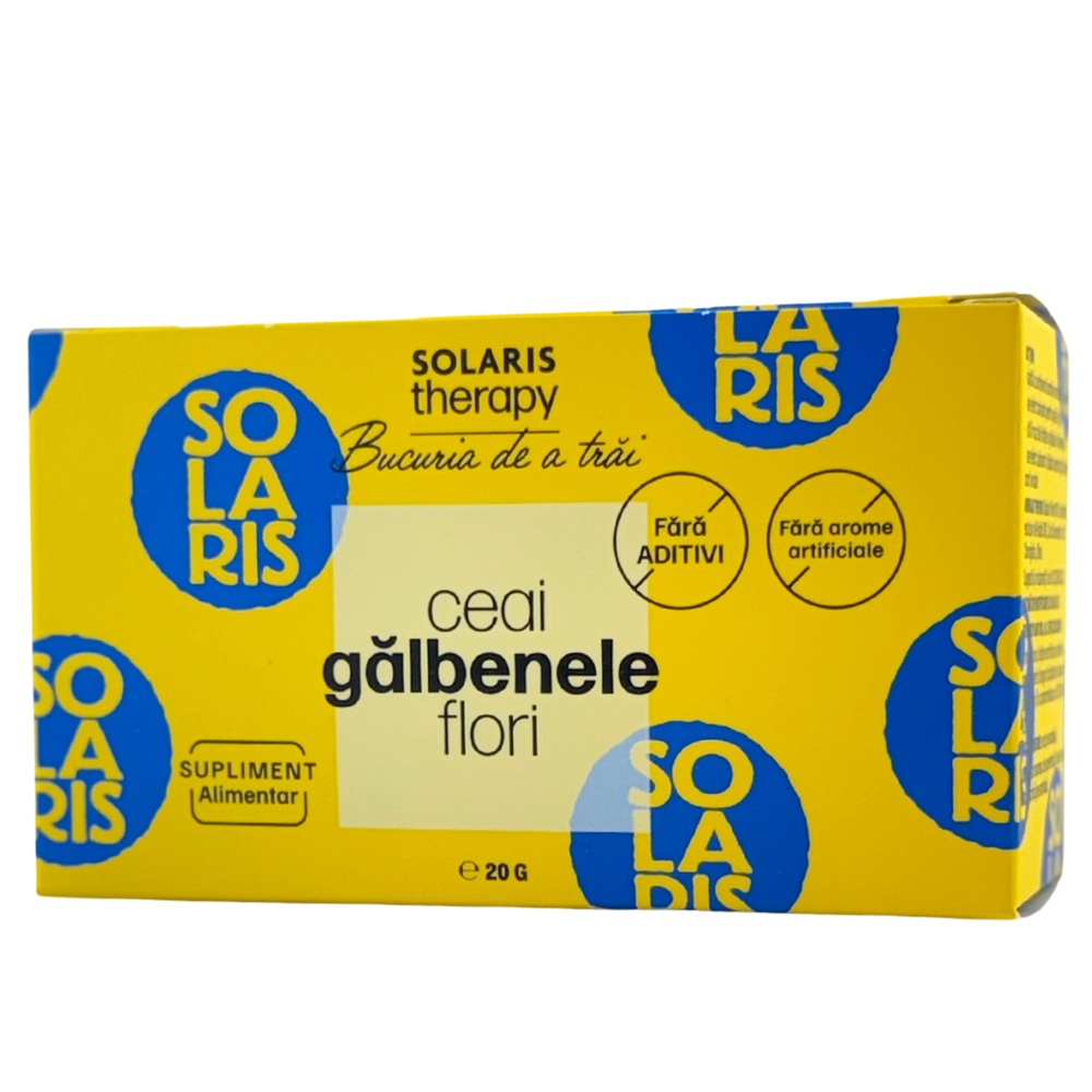 Ceai de galbenele flori Therapy, 20 plicuri, Solaris