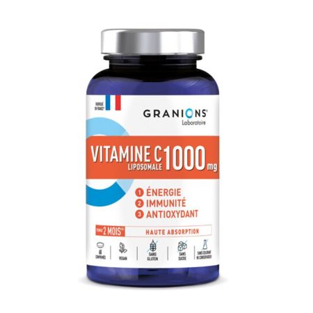 Vitamina C Lipozomala, 1000 mg, 60 capsule, Granions