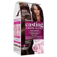 Vopsea de par fara amoniac Casting Creme Gloss 500 Saten Deschis, 180 ml, Loreal