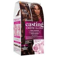 Vopsea de par fara amoniac Casting Creme Gloss 535 Ciocolata, 180 ml, Loreal