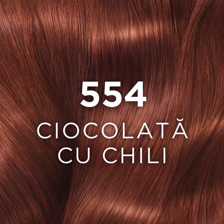 Vopsea de par fara amoniac Casting Creme Gloss 554 Spicy Chocolate, 180 ml, Loreal 692367