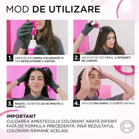Vopsea de par fara amoniac Casting Creme Gloss 600 Blond Inchis, 180 ml, Loreal 692529