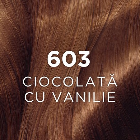 Vopsea de par fara amoniac Casting Creme Gloss 603 Ciocolata cu Vanilie, 180 ml, Loreal 692537
