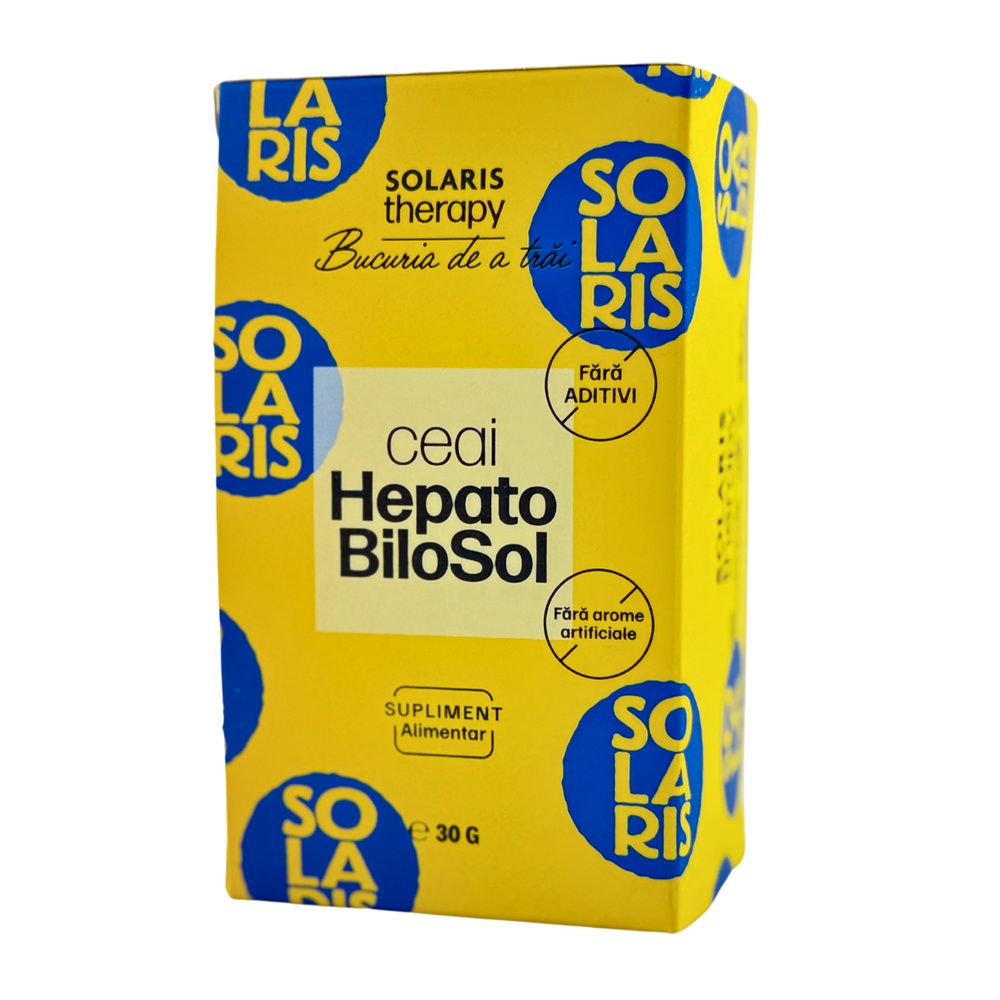 Ceai Hepatobiosol Therapy, 20 plicuri, Solaris