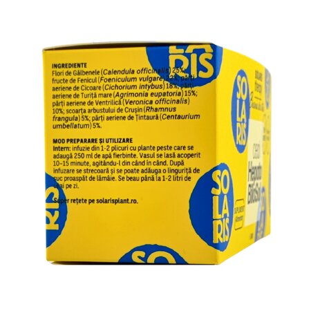 Ceai Hepatobiosol Therapy, 20 plicuri, Solaris 690804