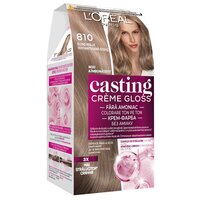 Vopsea de par fara amoniac Casting Creme Gloss 810 Blond Perlat, 180 ml, Loreal