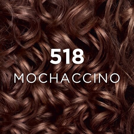 Vopsea de par fara amoniac Casting Creme Gloss 518 Hazelnut Moccaccino, 180 ml, Loreal 692379