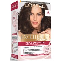Vopsea de par cu acid hialuronic Excellence Color Creme 4 Saten Inchis, 192 ml, Loreal