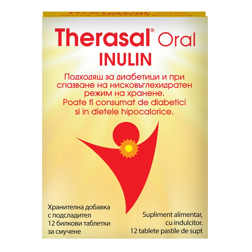 Pastile pentru supt fara zahar Therasal Oral, 12 pastile, Vedra