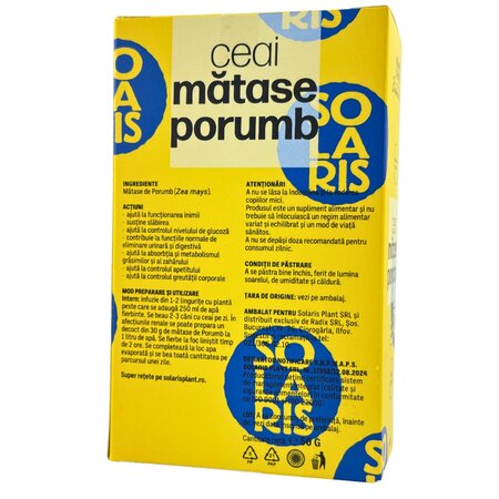 Ceai de matase de porumb Therapy, 50 grame, Solaris 691029