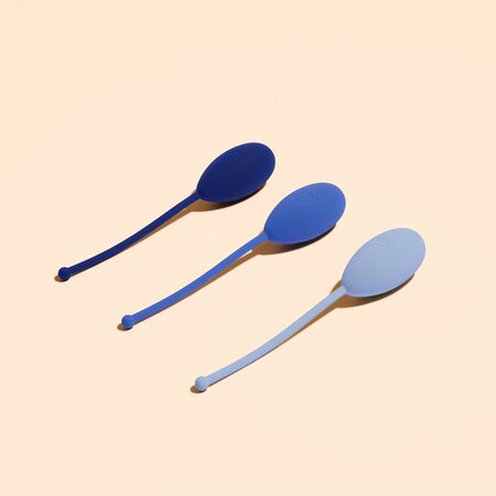 Set bile Kegel din silicon medical, 3 bucati, Puissante 693489