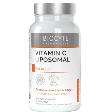 Vitamina C Lipozomala 500 mg, 30 capsule, Biocyte