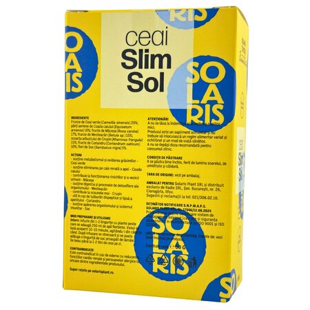 Ceai slimsol Therapy, 50 grame, Solaris 691103