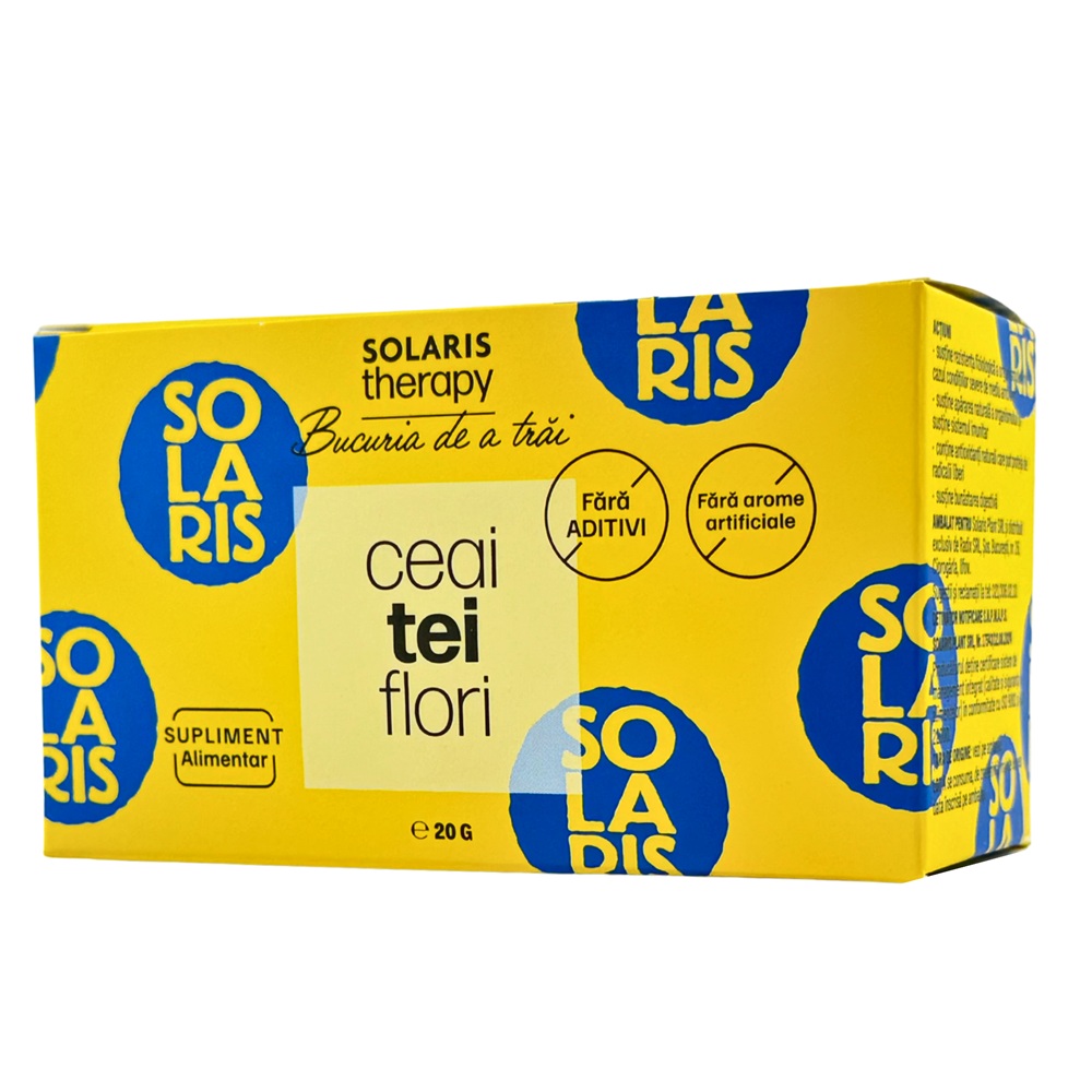 Ceai de tei flori Therapy, 20 plicuri, Solaris