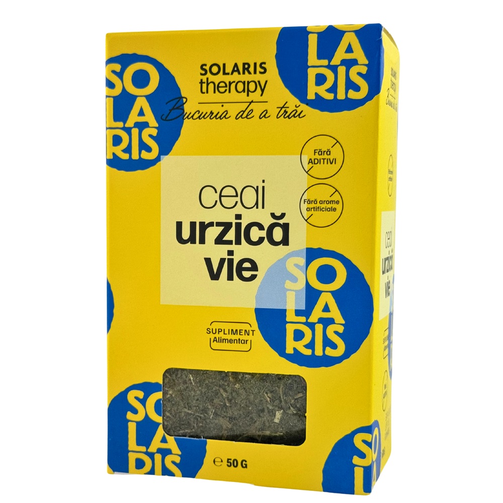 Ceai de urzica vie Therapy, 50 grame, Solaris
