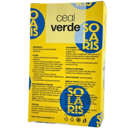Ceai verde Therapy, 50 grame, Solaris 691128