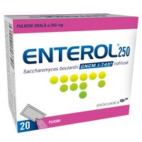Enterol, 250 mg, 20 plicuri, Biocodex