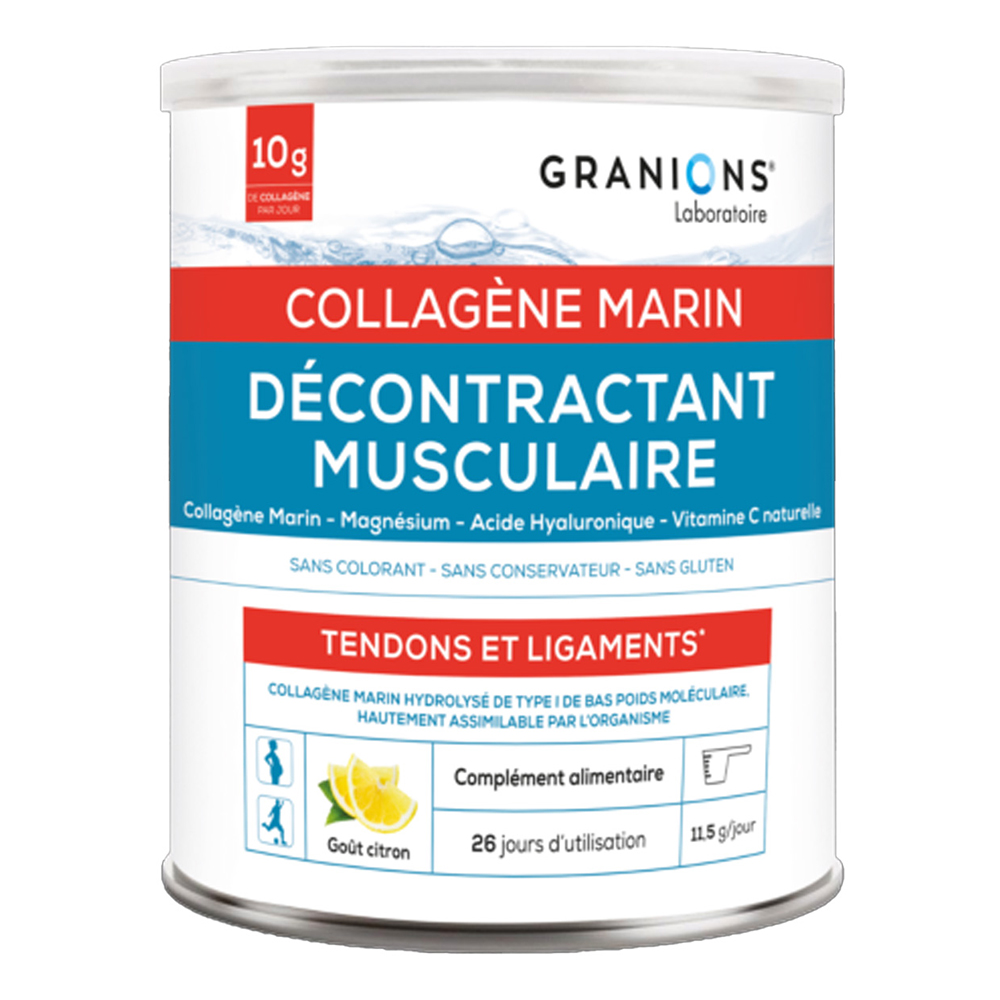 Pudra cu colagen marin Decontractant muscular, 300 g, Granions