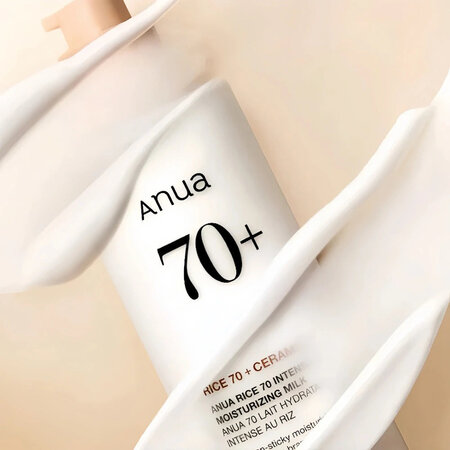 Emulsie hidratanta cu ceramide Rice 70+ Intensive Moisturizing Milk, 150 ml, Anua 691207