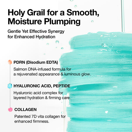 Dischete hidratante cu PDRN si acid hialuronic 100 Hyaluronic Acid Glow Pad Face Toner, 60 bucati, Anua 691214