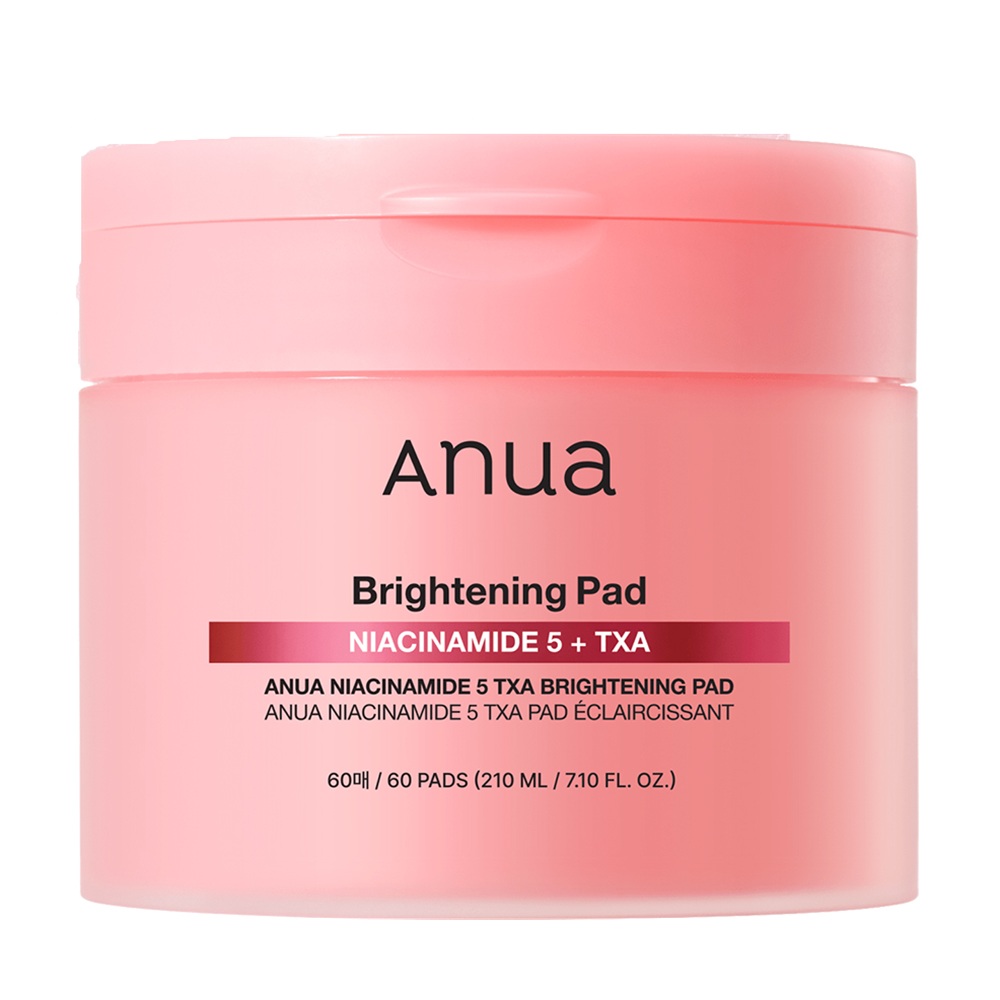 Dischete pentru hidratare si luminozitate Niacinamide 5 TXA Brightening Pad Face Toner, 60 bucati, Anua