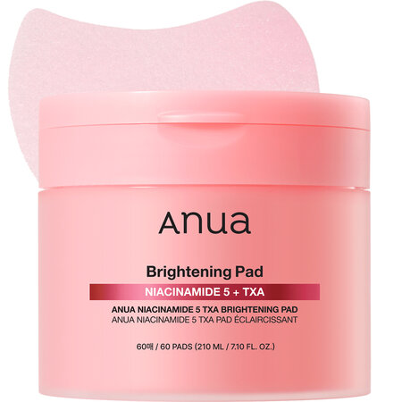 Dischete pentru hidratare si luminozitate Niacinamide 5 TXA Brightening Pad Face Toner, 60 bucati, Anua 691218