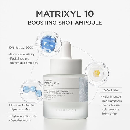 Ser de fata cu 10% matrixyl Boosting Shot Ampoule, 30 ml, Skin1004 691318