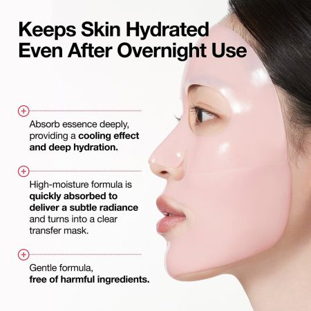 Masca hidrogel pentru luminozitate Peach 70 Niacin Brightening Collagen Mask, 38 g, Anua 691342