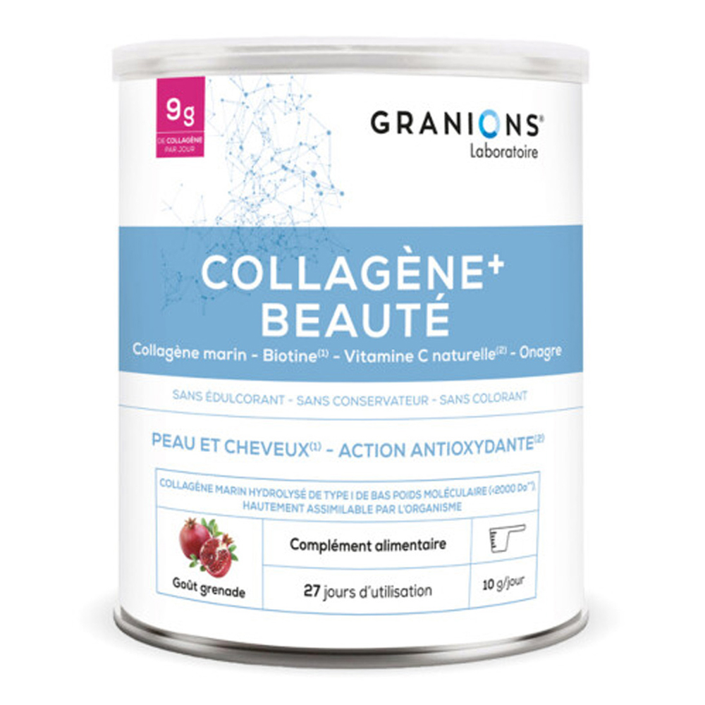 Pudra cu colagen marin si Biotina Collagene Beaute, 275 g, Granions