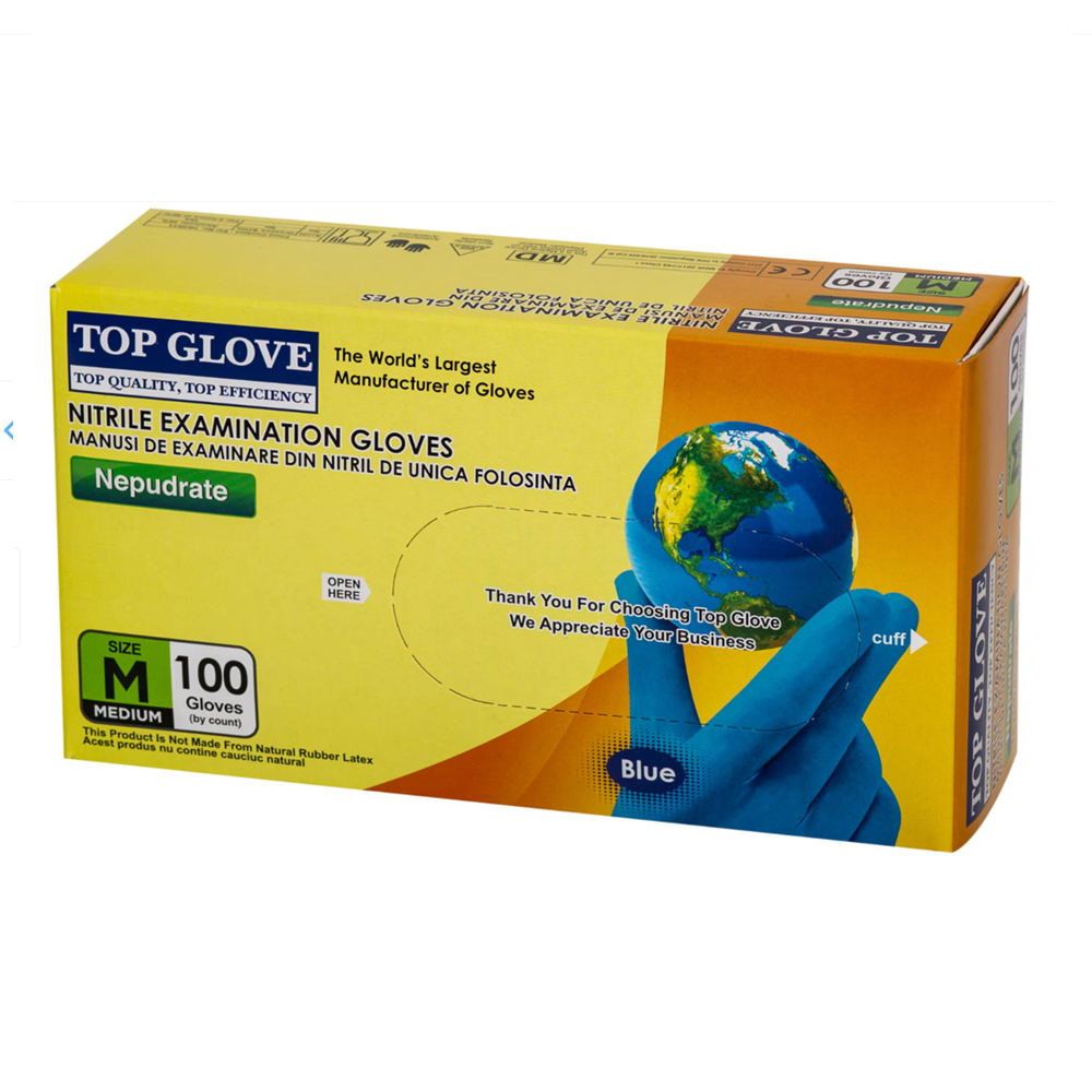 Manusi chirurgicale nepudrate, 100 bucati, Top Glove