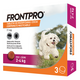 Tratament pentru caini impotriva puricilor si capuselor, 11 mg afoxolan, 3 comprimate masticabile, Frontpro 691985