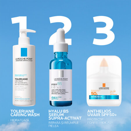 Serum de fata cu protectie solara SPF 50+ Anthelios UVAir, 50 ml, La Roche-Posay 695659