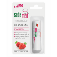 Balsam pentru buze cu SPF 30 Strawberry Sensitive Skin, 4.8 g, Sebamed