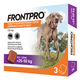 Tratament pentru caini impotriva puricilor si capuselor, 136 mg afoxolan, 3 comprimate masticabile, Frontpro 691987